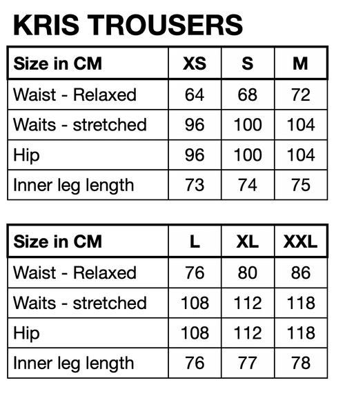 HUNKØN Kris Trousers Trousers Blue