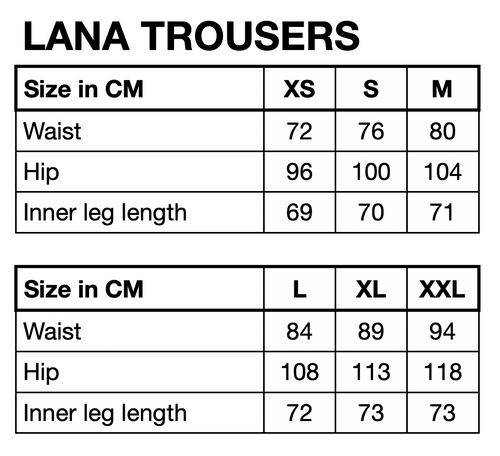 HUNKØN Lana Trousers Trousers Pastels