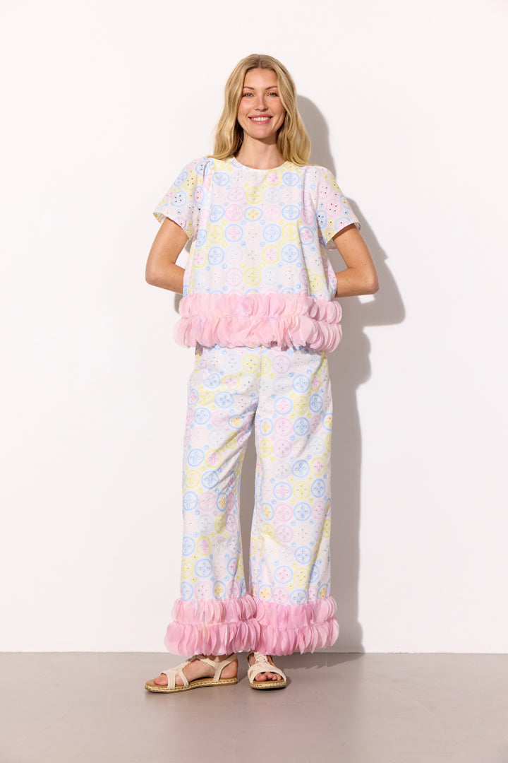 HUNKØN Lana Trousers Trousers Pastels