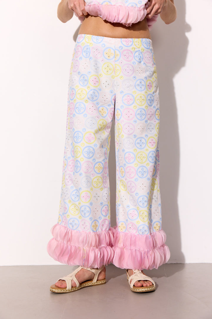 HUNKØN Lana Trousers Trousers Pastels