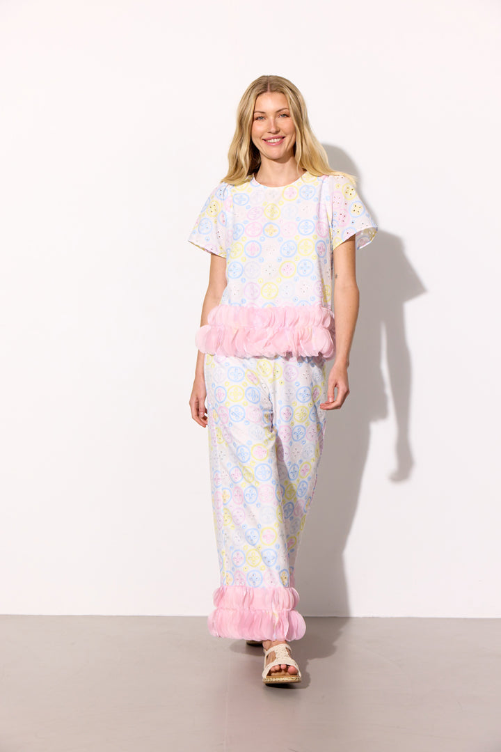 HUNKØN Lana Trousers Trousers Pastels