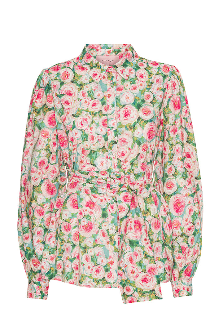 HUNKØN Laura Shirt Shirts Floral