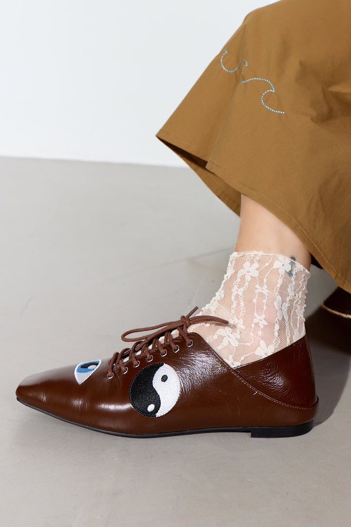 HUNKØN Lidia Lace Socks Accessories Cream