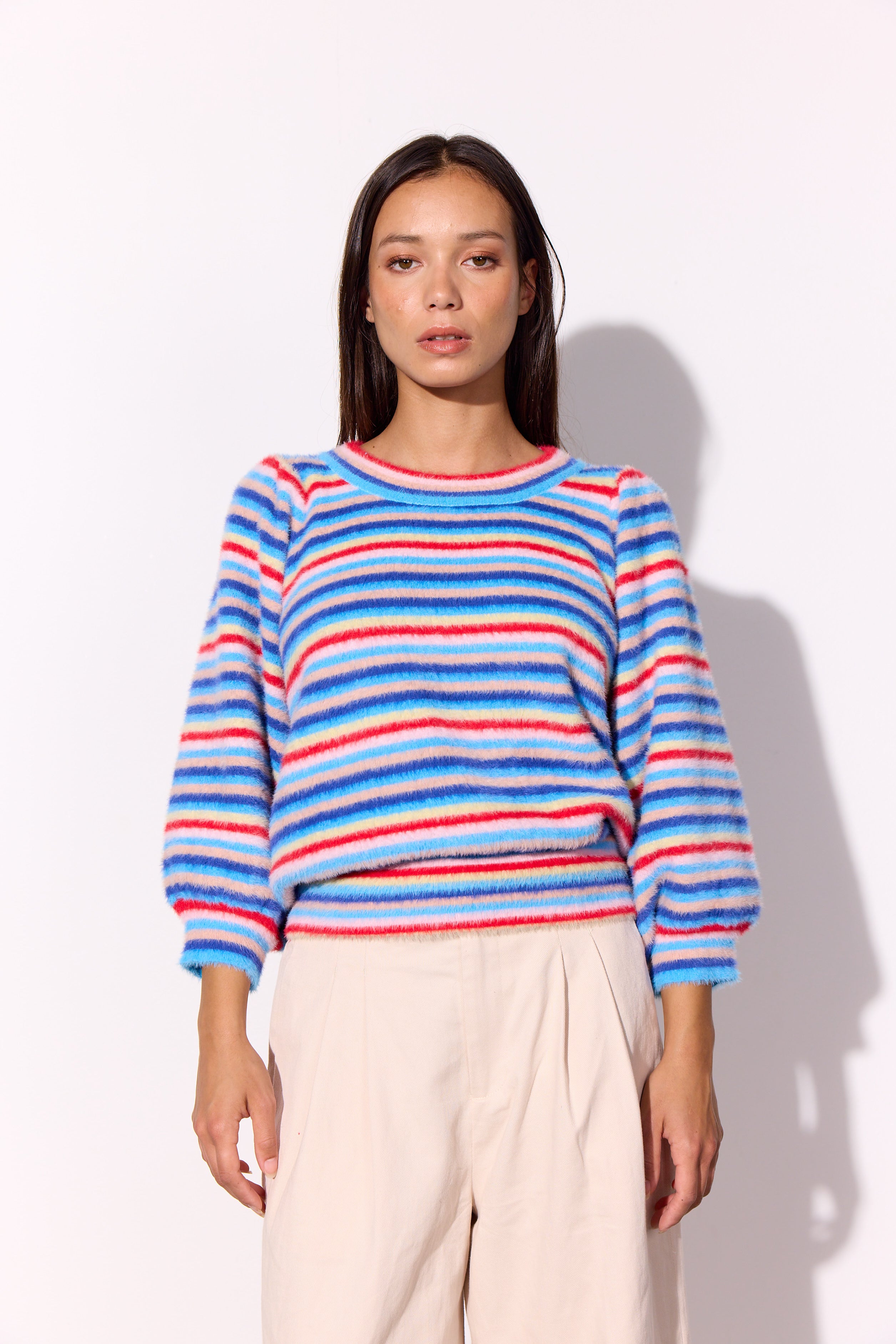 HUNKØN Lilou Blouse Blouses Multi striped
