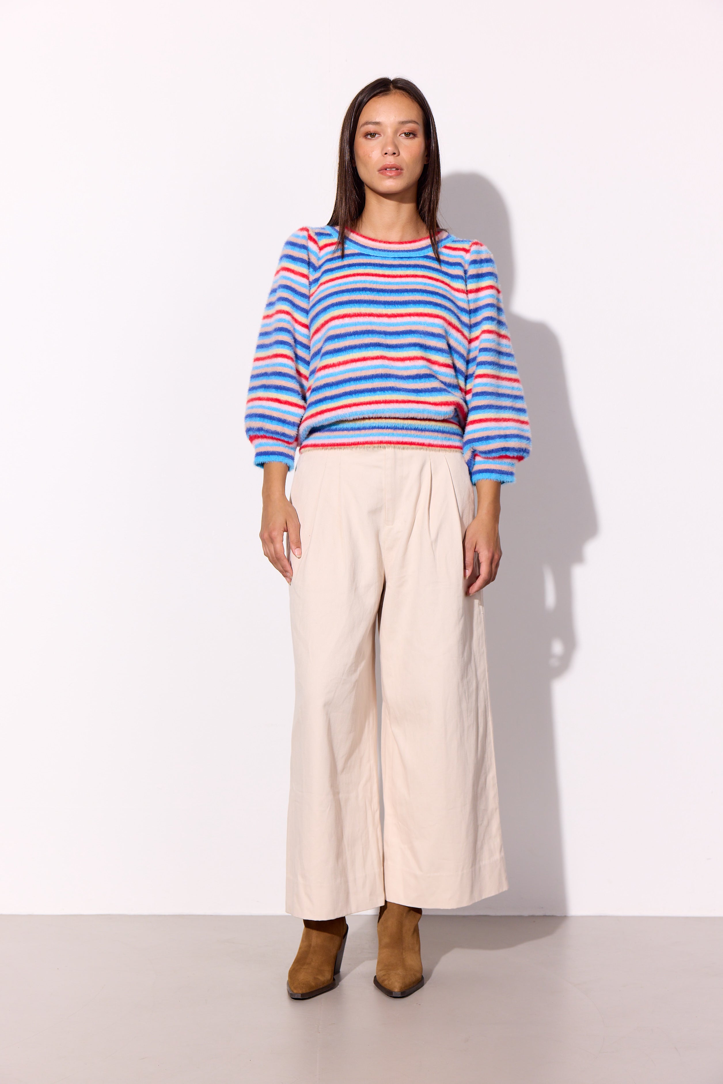 HUNKØN Lilou Blouse Blouses Multi striped