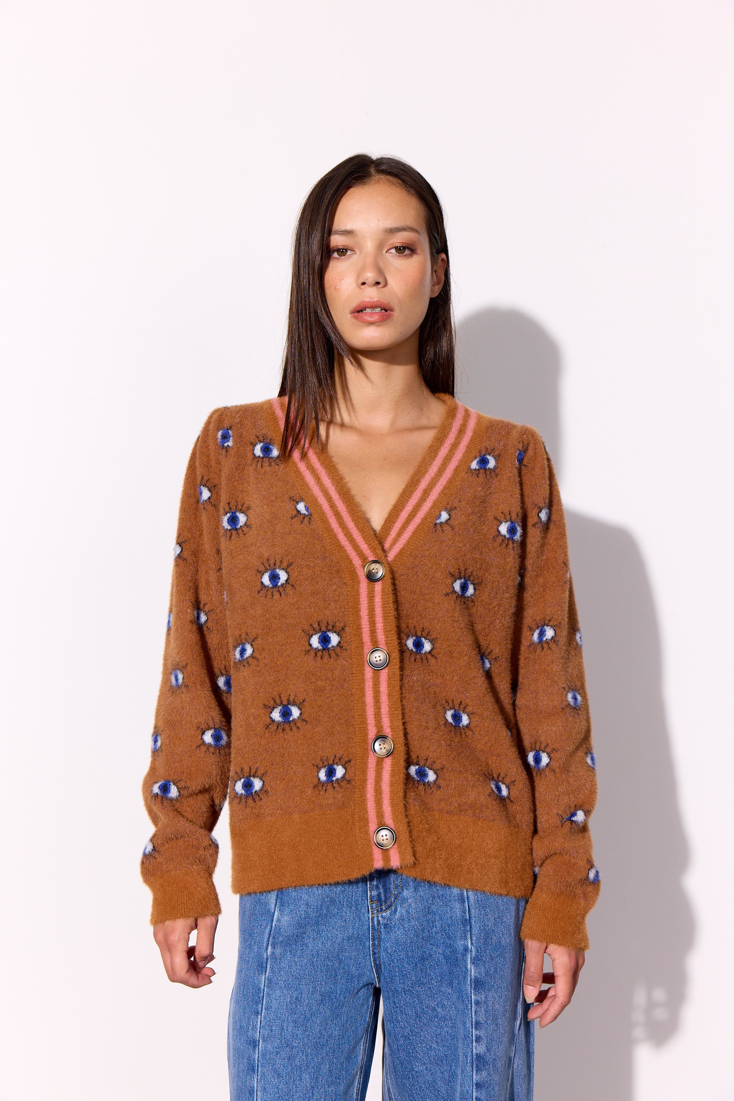 HUNKØN Lilou Cardigan Cardigans Look at me Art Print