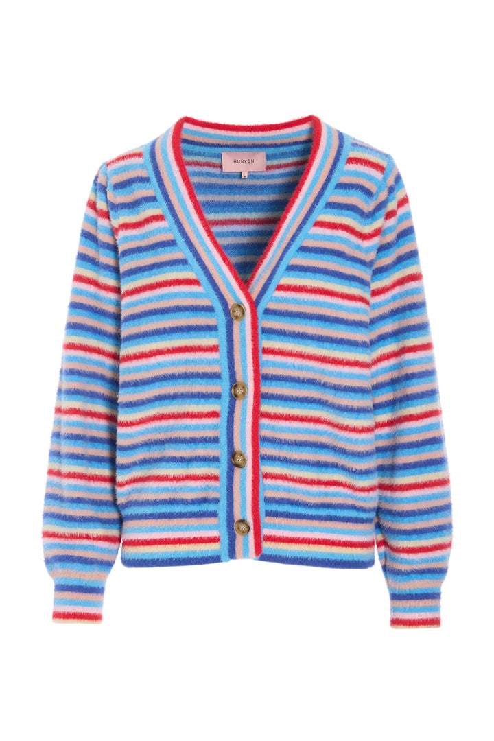 HUNKØN Lilou Cardigan Cardigans Multi striped