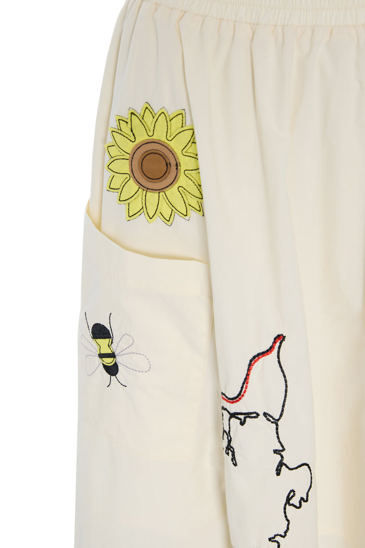 HUNKØN Loretta Skirt Skirts Cream