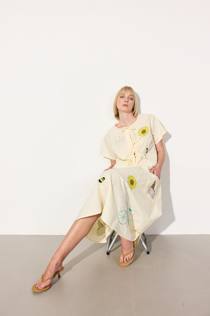 HUNKØN Loretta Skirt Skirts Cream