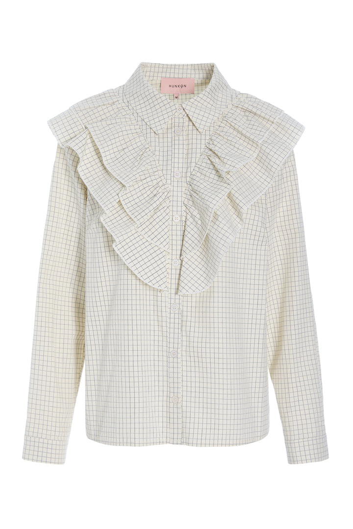 HUNKØN Luca Shirt Shirts Cream