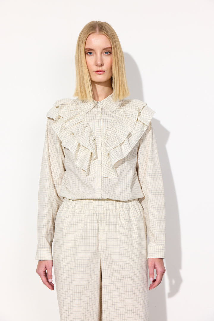 HUNKØN Luca Shirt Shirts Cream