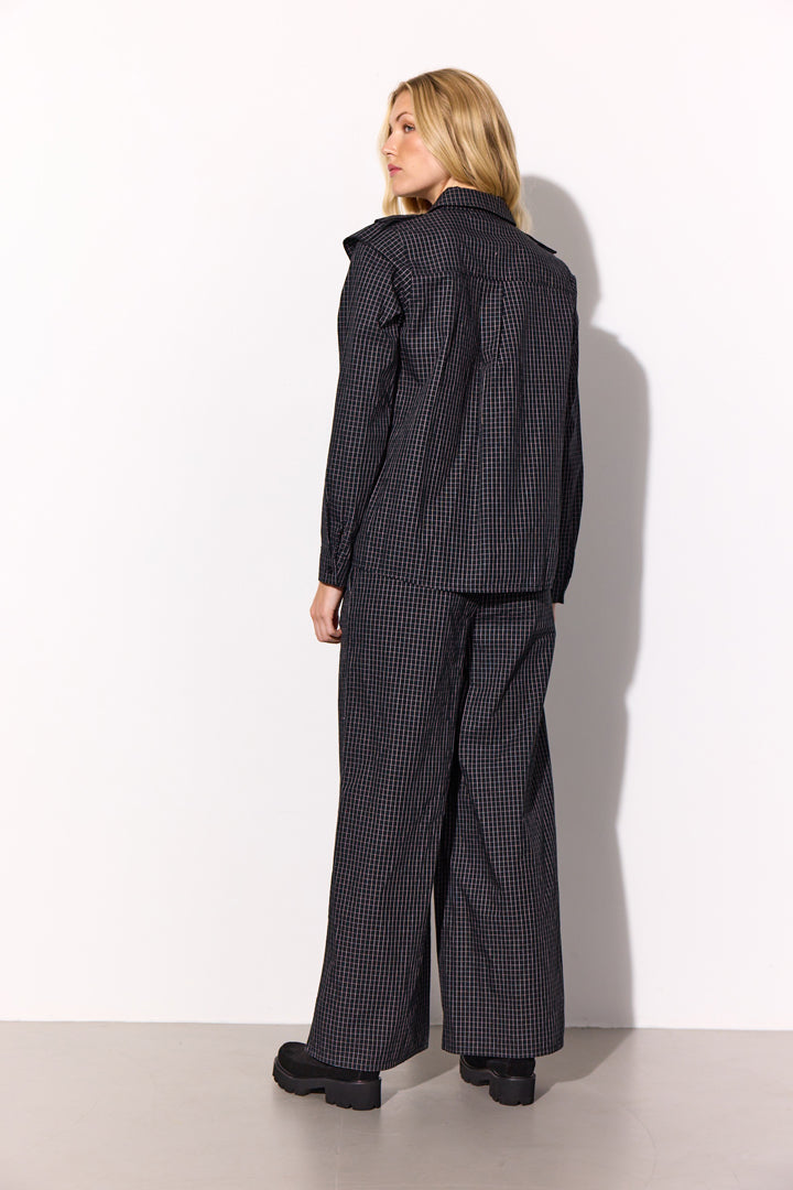 HUNKØN Luca Trousers Trousers Black