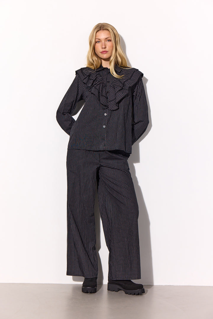 HUNKØN Luca Trousers Trousers Black