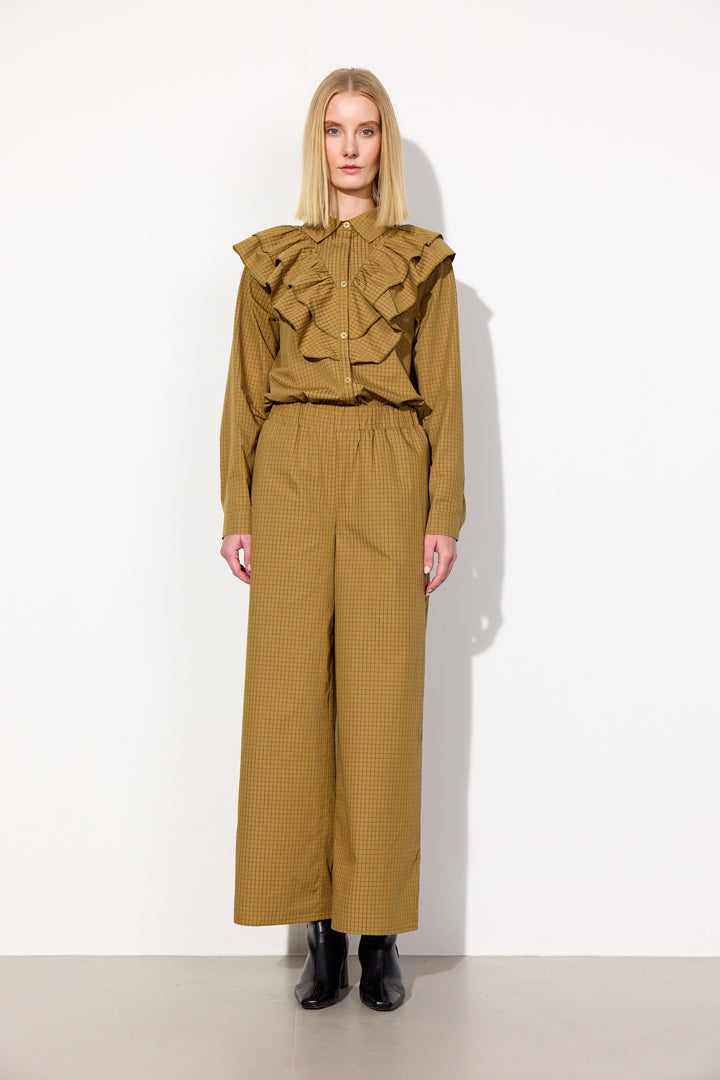 HUNKØN Luca Trousers Trousers Brown