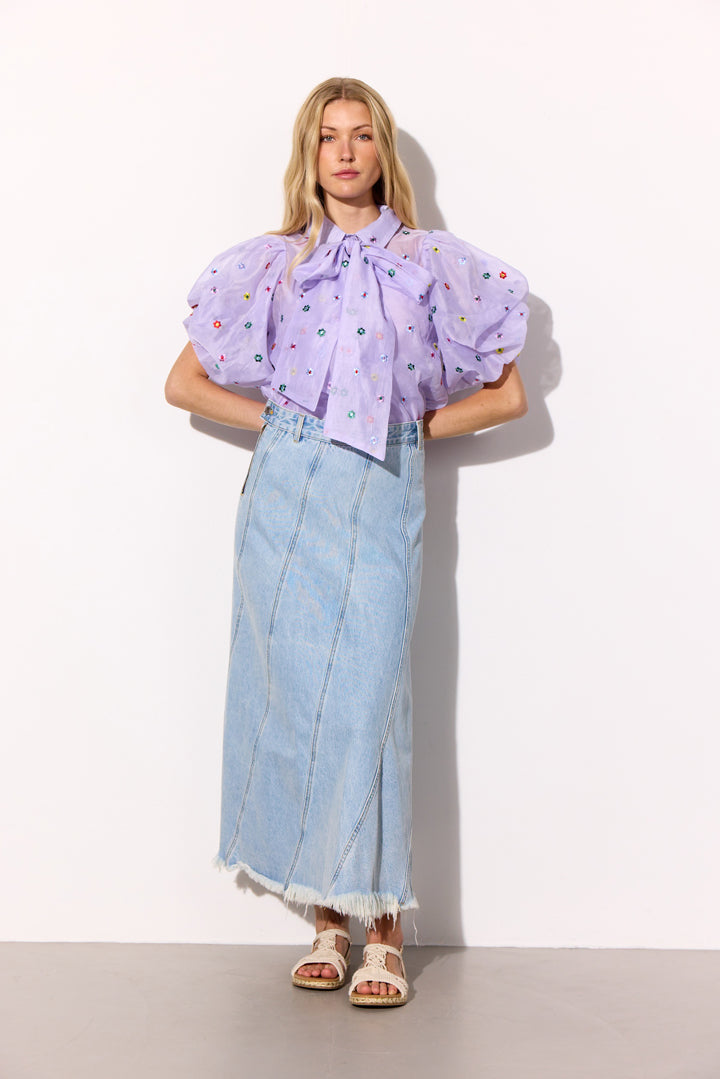 HUNKØN Lucia Shirt Shirts Lavender