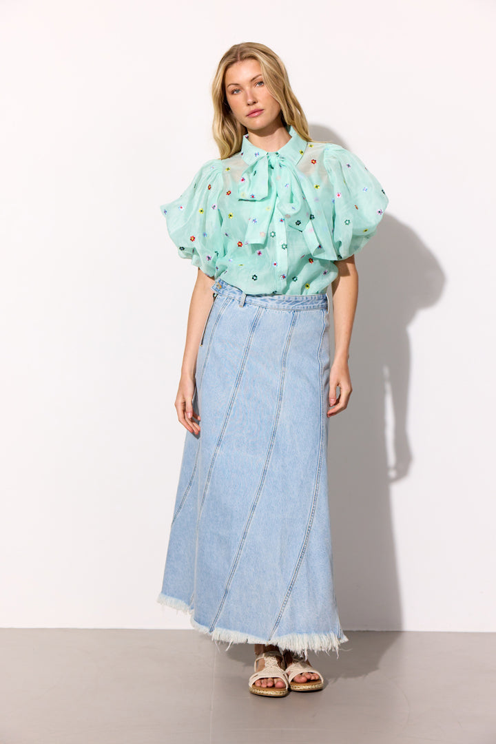 HUNKØN Lucia Shirt Shirts Mint