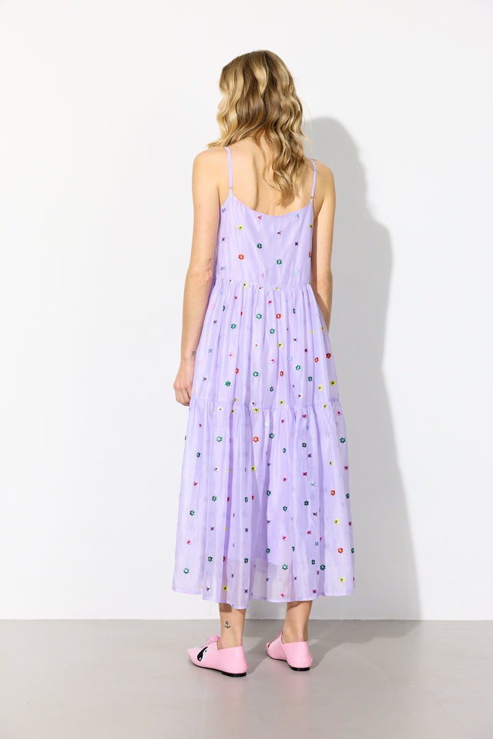 HUNKØN Lucia Strap Dress Dresses Lavender