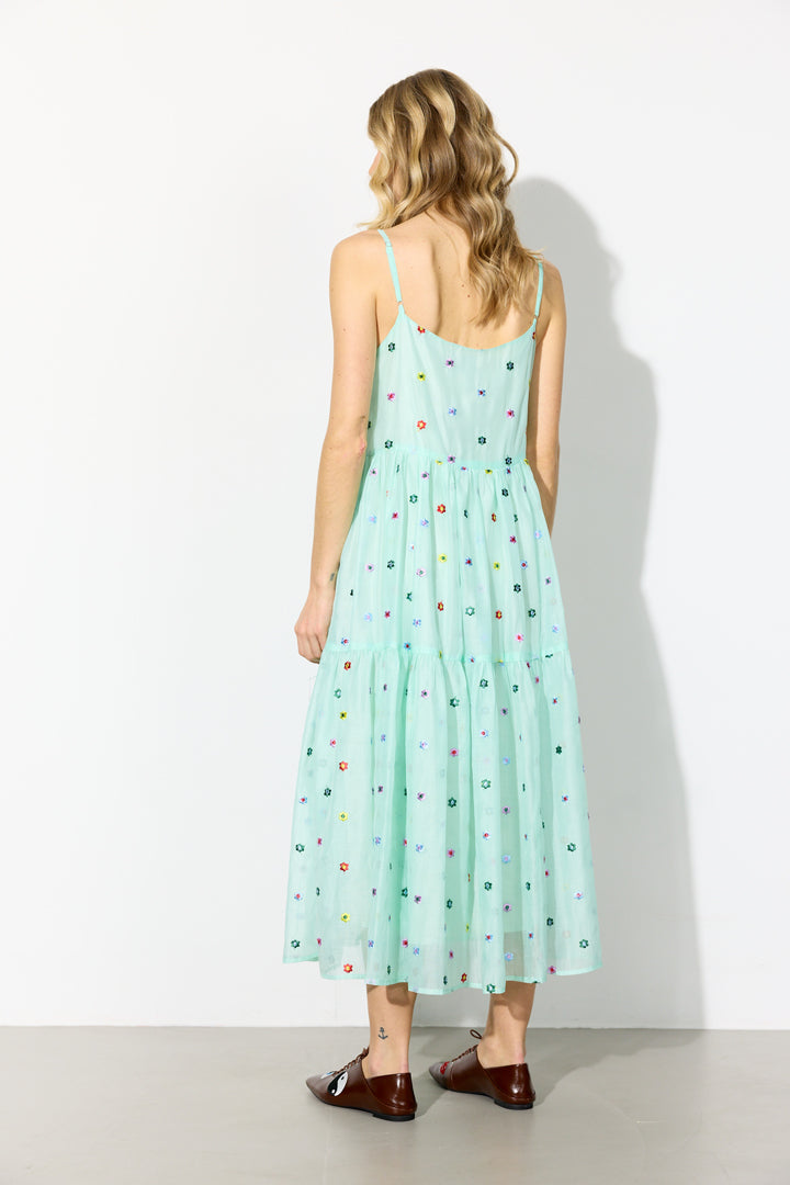 HUNKØN Lucia Strap Dress Dresses Mint