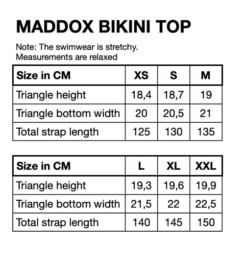 HUNKØN Maddox Bikini Top Swimwear Black snake Art Print