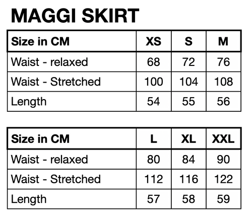 HUNKØN Maggi Skirt Skirts Blue Daisy