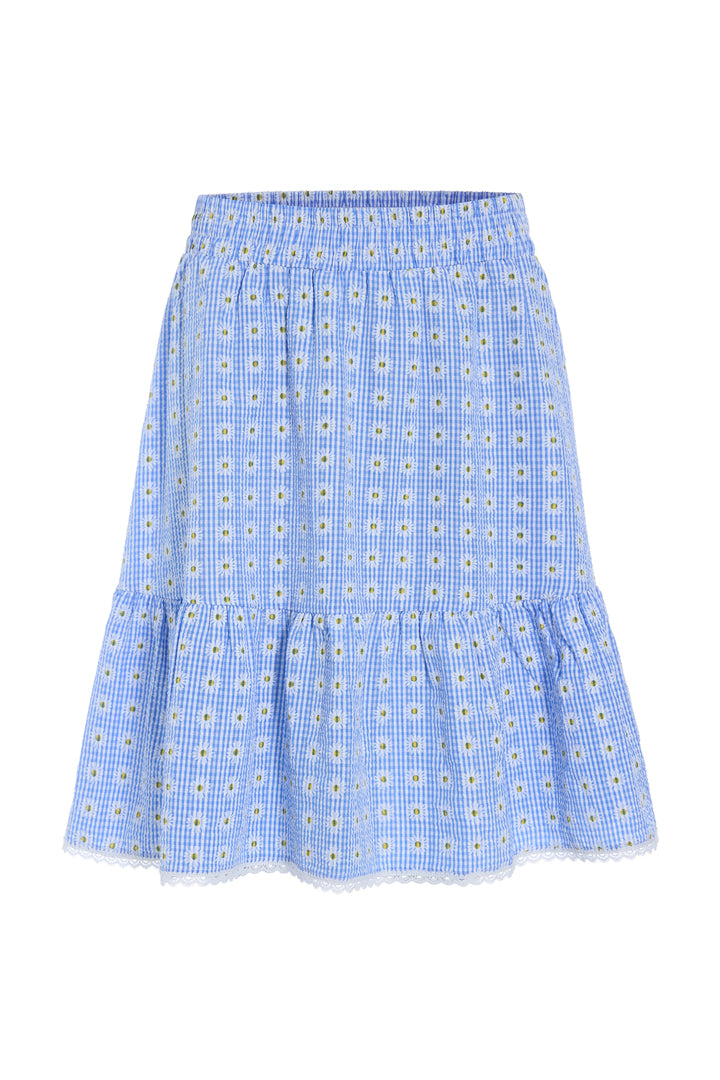 HUNKØN Maggi Skirt Skirts Blue Daisy