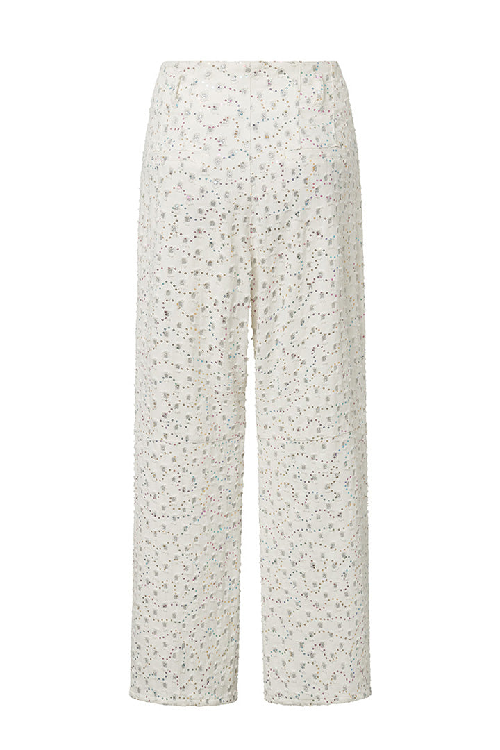 HUNKØN Maria trousers Trousers White