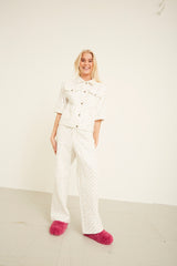 HUNKØN Maria trousers Trousers White