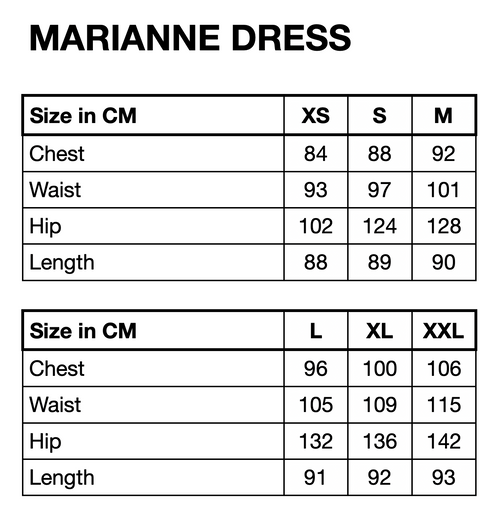 HUNKØN Marianne Dress Dresses Black
