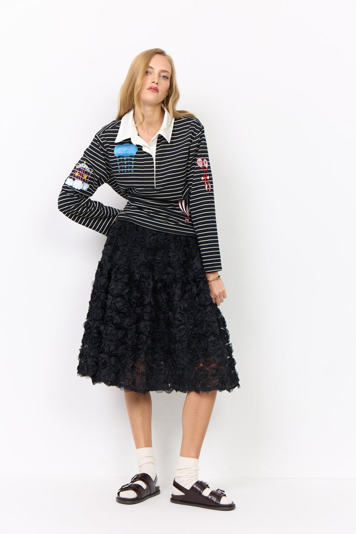 HUNKØN Marianne Skirt Skirts Black
