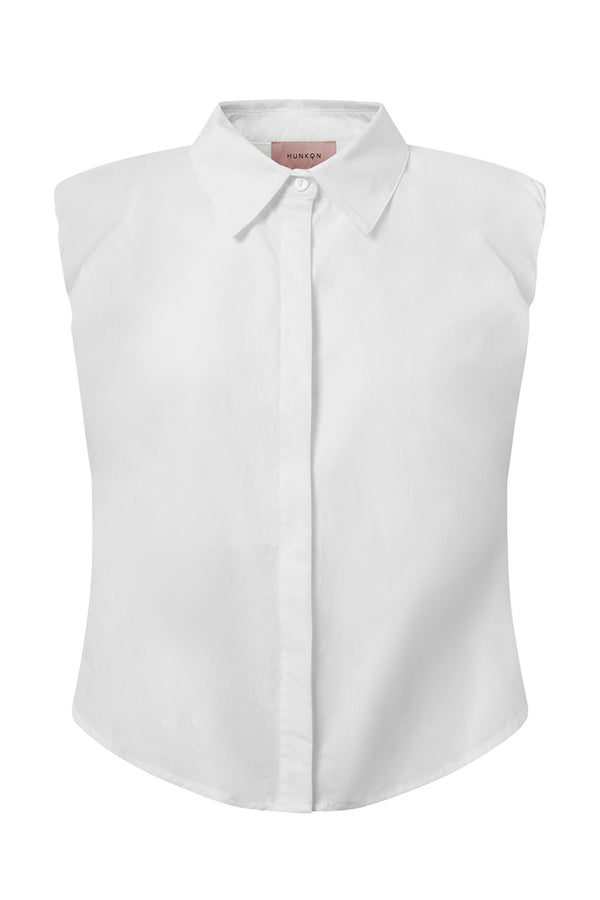 HUNKØN Marion Top Tops White