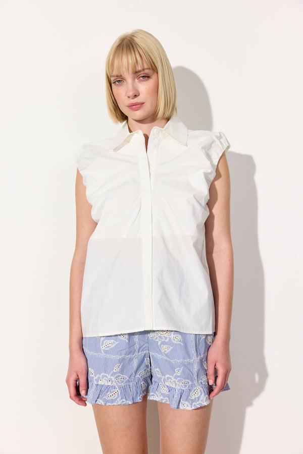 HUNKØN Marion Top Tops White