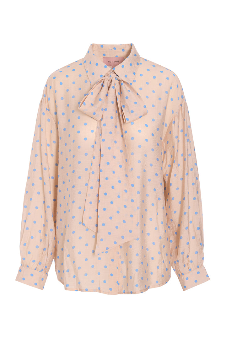 HUNKØN May Shirt Shirts Cream
