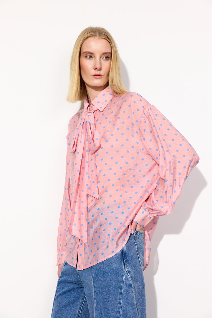 HUNKØN May Shirt Shirts Soft Pink