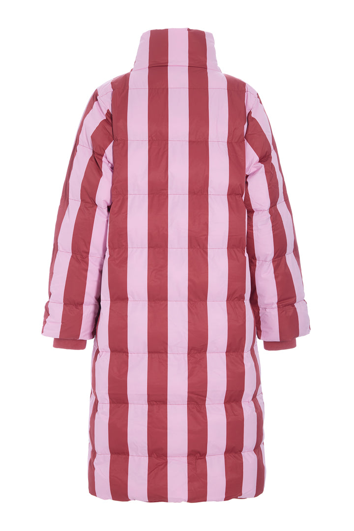 HUNKØN Merle Coat Coats Red Striped