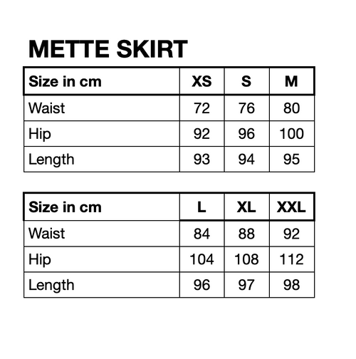 HUNKØN Mette Denim Skirt Skirts Black