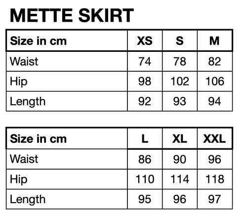 HUNKØN Mette Denim Skirt Skirts Light Denim