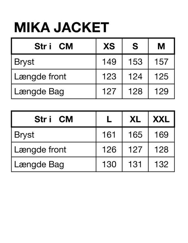 HUNKØN Mika jacket Jackets metallic