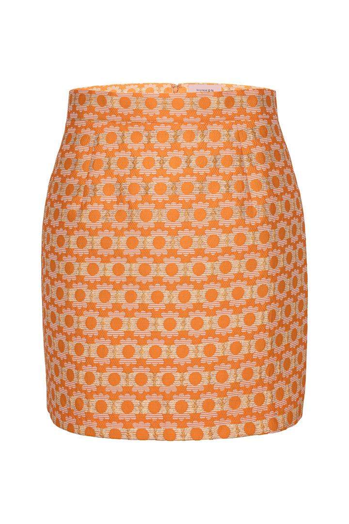 HUNKØN Mimmi Miniskirt Skirts Orange