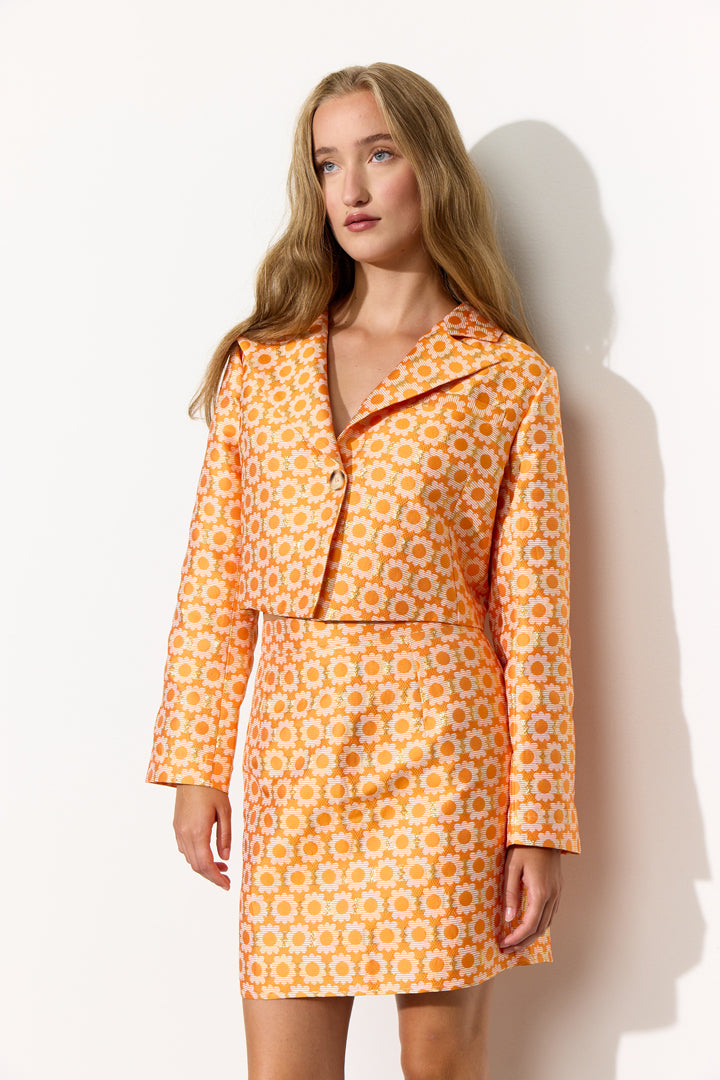 HUNKØN Mimmi Miniskirt Skirts Orange