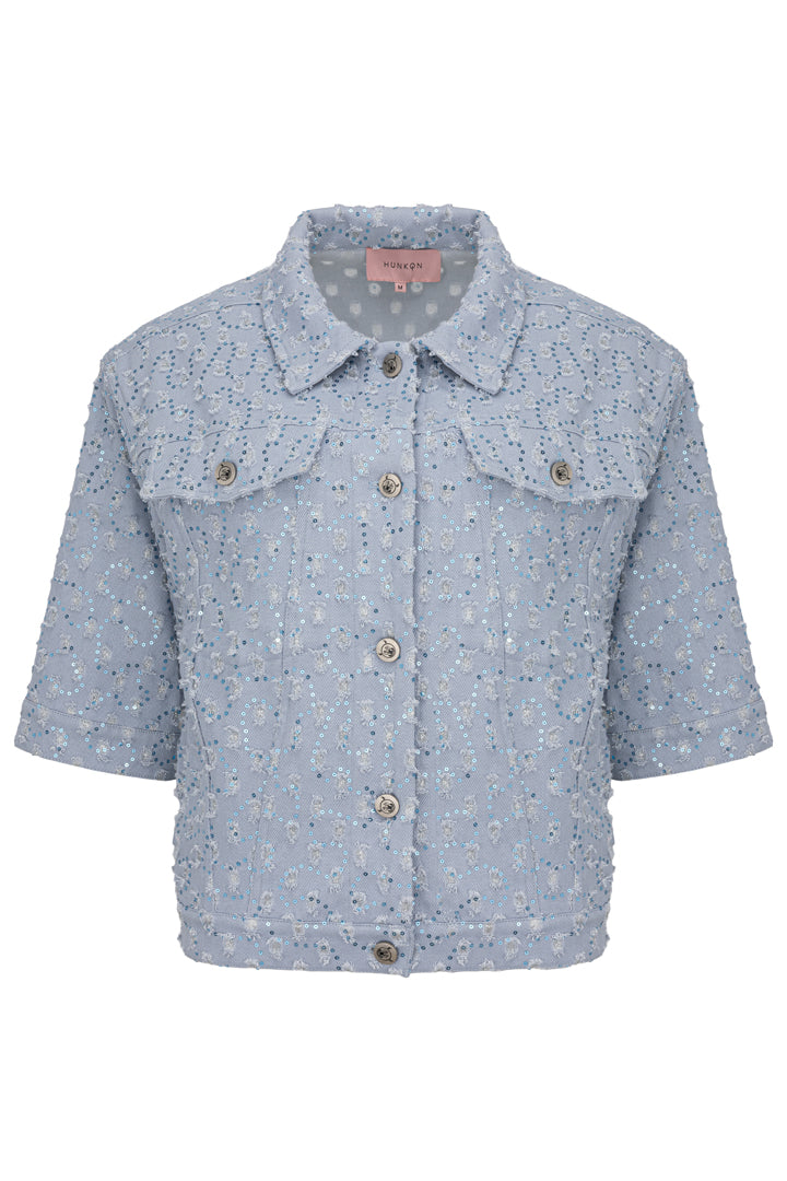 HUNKØN Molly Jacket Jackets Blue