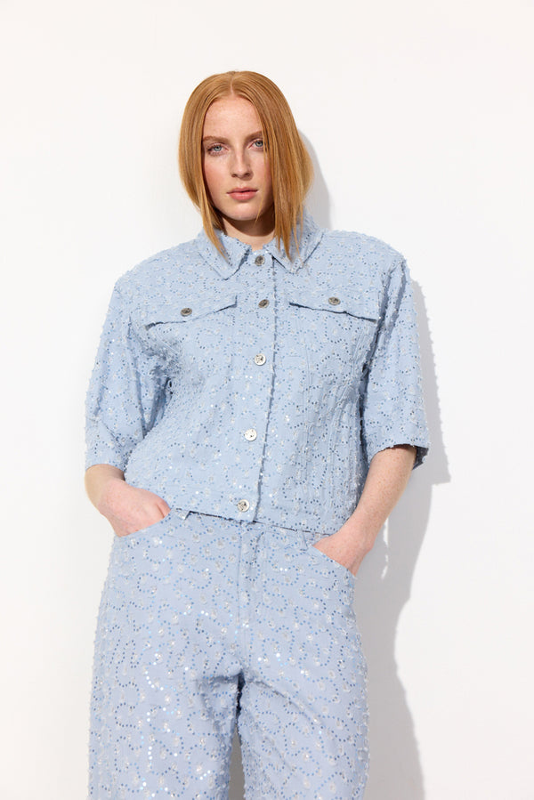 HUNKØN Molly Jacket Jackets Blue