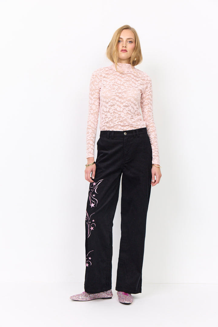 HUNKØN Nadine Trousers Trousers Black