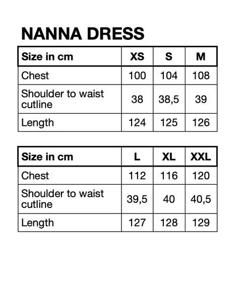 HUNKØN Nanna Oversized Dress Dresses White floral