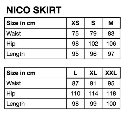 HUNKØN Nico Skirt Skirts Light Denim