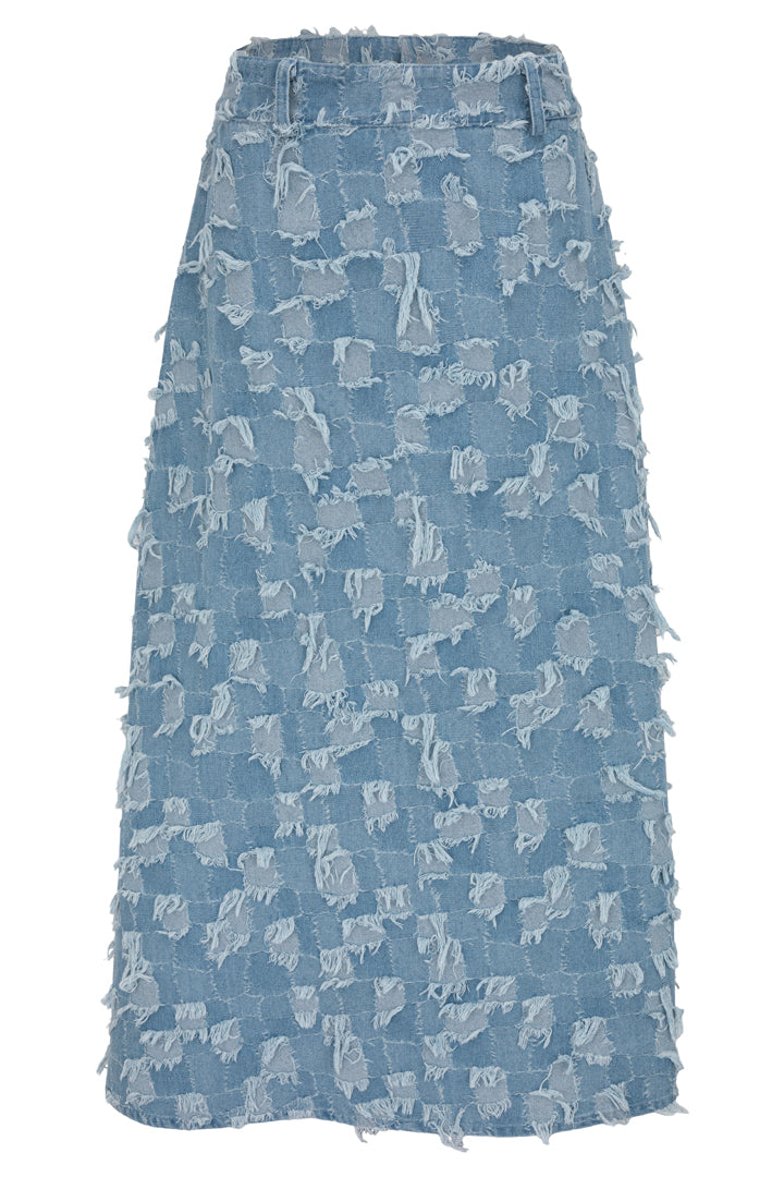 HUNKØN Nico Skirt Skirts Light Denim