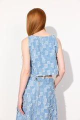 HUNKØN Nico Skirt Skirts Light Denim
