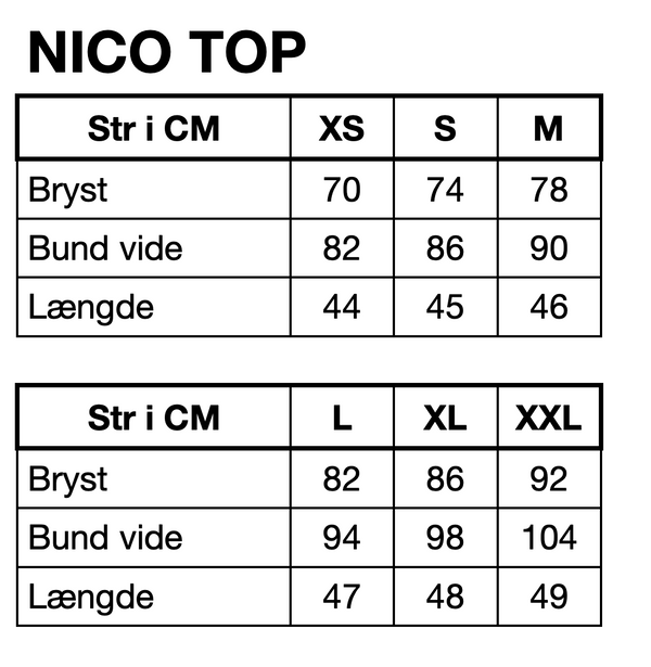 HUNKØN Nico Top Tops Light Denim