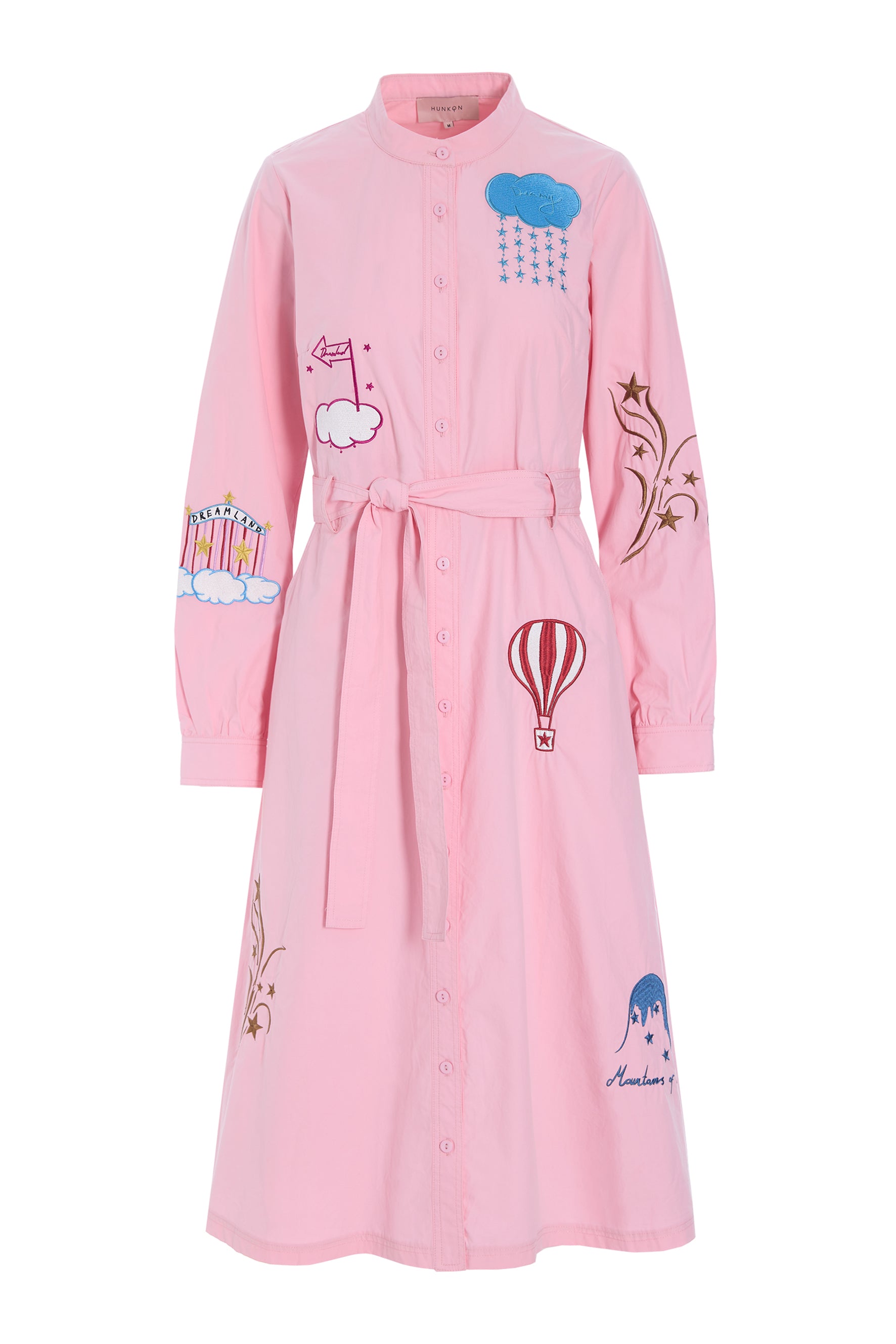 HUNKØN Nicole Dress Dresses Pink