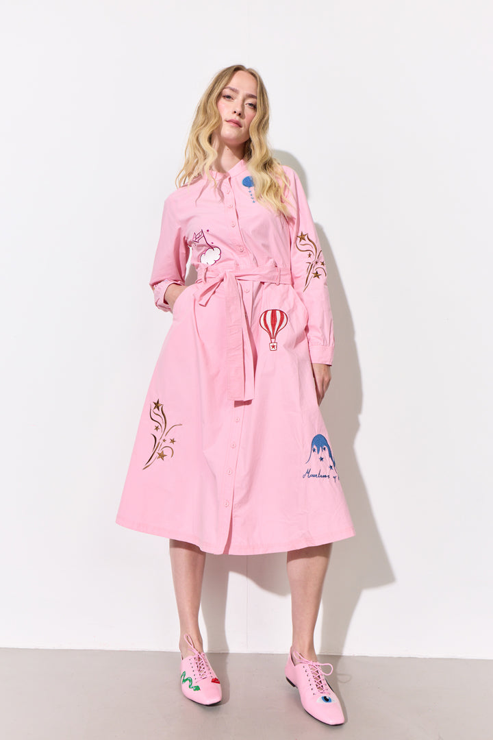 HUNKØN Nicole Dress Dresses Pink