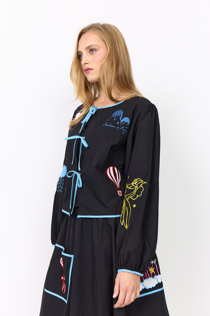 HUNKØN Nicole Shirt Shirts Black